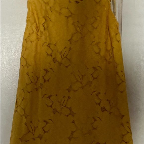 MONTEAU Dress mustard yellow size medium - Picture 2 of 3
